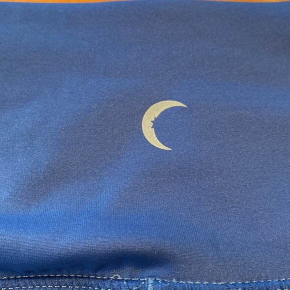 Zyia active blue shimmer high rise legging 6 - 8 workout athletic gym rat - Picture 7 of 8